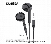 Kakusiga Ksc 848 Earphone 3.5Mm Hd Mic In Ear Black  - Similar Product Imag - ID 7169209