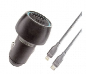 Dcore T11 Car Charger 52.5W Dual Port Usb C Lightning Cable  - Similar Product Imag - ID 7169500