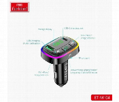 Earldom M104 Bluetooth 5 3 Fm Mp3 Car Charger Rgb  - Similar Product Imag - ID 7169799