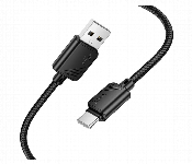 Hoco Usb A To Type C 3A Nylon Braided Cable 1M  - Similar Product Imag - ID 7169977