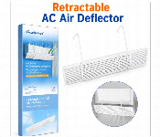 Retractable Ac Air Deflector Universal Adjustable Air Conditioner Wind Shield Anti Direct Blowing  - Similar Product Imag - ID 7170121