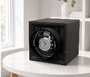 Single Watch Winder For Automatic Watches Watch Winder Box With Silent Japanese Mabuchi Motor Usb Battery Power Gray  - Similar Product Imag - ID 7170183