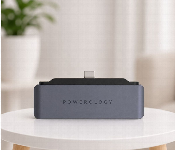 Powerology 4 In 1 Usb C Hub With Hdmi Usb And Aux Port 60W Pd Gray  - Similar Product Imag - ID 7170206