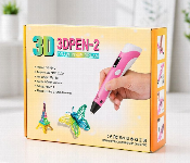 3D Pen 2 Draw Your Dream Kids 3D Printing Pen With Lcd Display Pink  - Similar Product Imag - ID 7170211