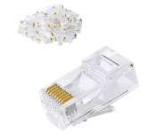 D Link Cat6 Rj45 Connectors 100 Pcs Network Cable Plugs  - Similar Product Imag - ID 7170348