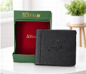 Black Buffalo Genuine Leather Bi Fold Wallet For Men Black With Card Slots Coin Pocket And Cash Compartments 1112 Bk  - Similar Product Imag - ID 7170508
