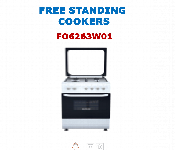 Silverline Fs Cooker Fo6263W01 60Cm 4 Burners Gas Oven  - Similar Product Imag - ID 7170650