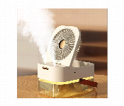 2.5L 3 In 1 Ultrasonic Humidifier Dual Spray Cool Mist Fan Led Usb Top Fill  - Similar Product Imag - ID 7171299