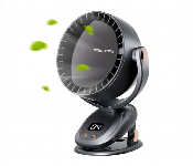 Portable Bladeless Fan Usb Rechargeable Digital Display Adjustable Angle Quiet Wireless Fan  - Similar Product Imag - ID 7171336