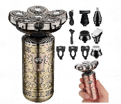 Lk6860 6 In 1 Mens Grooming Kit Cordless Rechargeable 5 Head Electric Shaver Gold  - Similar Product Imag - ID 7171546