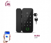 Alba Vi 03 Smart Glass Wooden Door Lock Fingerprint Pin  - Similar Product Imag - ID 7171739