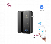 Alba S9 Smart Glass Door Lock Face Fingerprint Pin Nfc  - Similar Product Imag - ID 7171770