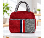 Insulated Lunch Bag Thermal Food Bag Red Cooler Bag For Work School Picnic And Travel  - Similar Product Imag - ID 7172108