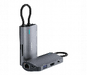 Porodo 7In1 Usbc Multiport Hub 100W Pd 4K Hdmi Gigabit Ethernet  - Similar Product Imag - ID 7172392