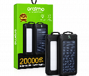 Oraimac 20000Mah Solar Power Bank With Built In Cable Led Light Portable Outdoor Charger  - Similar Product Imag - ID 7172570