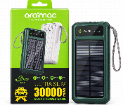 Oraimac Slice One 30000Mah Ultra Slim Solar Power Bank With Led Light Portable Charger  - Similar Product Imag - ID 7172571