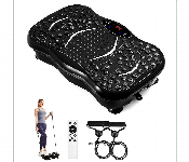 Ultrathin Vibration Plate Exercise Machine With Bluetooth Speaker Remote Control And Resistance Bands For Home Fitness  - Similar Product Imag - ID 7172621