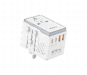 Dudao A65Pro W 65W Universal Travel Adapter With 4 Ports White  - Similar Product Imag - ID 7172686