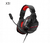 Dudao X31 R Gaming Headset 3.5Mm And Usb 40Mm Drivers Mic Red  - Similar Product Imag - ID 7172704