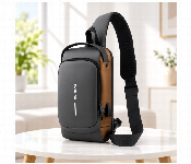Anti Theft Motorcycle Backpack With Lock Convertible Crossbody Travel Commuter Backpack Gray  - Similar Product Imag - ID 7173048