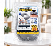 Portable U Shaped Inflatable Neck Pillow 85G With Built In Air Pump Adjustable Travel Neck Support Gray  - Similar Product Imag - ID 7173068
