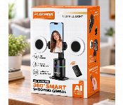 Plokama Auto A20 Pro Ai Face Tracking Gimbal 360 Degree Rotating Selfie Stick Tripod With Led Light Black  - Similar Product Imag - ID 7173104