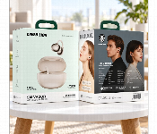 Green Lion Salvador Wireless Earbuds Gl Tws87 Beige Open Ear Bluetooth 6.0 Earbuds 16 Hours Playtime Usb C  - Similar Product Imag - ID 7173129