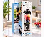 Powerology Duomix Portable Blender 600Ml 120W Personal Smoothie Juice Blender Usb C Rechargeable Black  - Similar Product Imag - ID 7173131