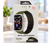 Levelo Royallink Silicone Magnetic Watch Strap For Apple Watch 49Mm Green Or Black Lvlrls49Gnbk  - Similar Product Imag - ID 7173219