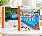 Porodo Lifestyle Goal Splash Football Play Pool For Kids Pdfds13Bl Blue 237 X 152 X 94 Cm With 2 Goal Nets And 5 Balls  - Similar Product Imag - ID 7173248