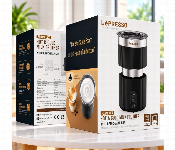 Lepresso 500W Milk Frother 500Ml Electric Milk Foam Maker Hot And Cold Frother Black  - Similar Product Imag - ID 7173250