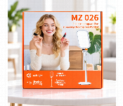 Mz 026 Full Screen Led Beauty Light With Adjustable Telescopic Desktop Stand For Makeup Streaming And Video Calls  - Similar Product Imag - ID 7173260