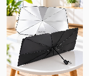 Green Lion Car Windshield Sun Shade Umbrella Uv Protection Foldable Retractable Car Window Sunshade Black  - Similar Product Imag - ID 7173426