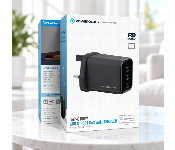 Powerology Volt X 100W Gan Wall Charger 3 Usb C Pd Fast Charging Uk Plug Black Pwp1910  - Similar Product Imag - ID 7173440