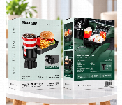 Green Lion Car Cup Holder Tray Multi Function 360 Degree Rotating Universal Fit Anti Shake Car Organizer Gx 82 Black  - Similar Product Imag - ID 7173446