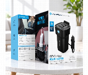 Powerology 150W Car Power Inverter With Dual Usb C Pd And Usb A Qc P150Inv Black  - Similar Product Imag - ID 7173481