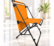 Porodo Lifestyle 2 In 1 Foldable Camping Chair And Table 120Kg Chair 20Kg Table Adjustable Angle Orange  - Similar Product Imag - ID 7173546