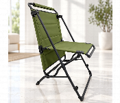 Porodo Lifestyle 2 In 1 Foldable Camping Chair And Table 120Kg Chair 20Kg Table Adjustable Angle Green  - Similar Product Imag - ID 7173547