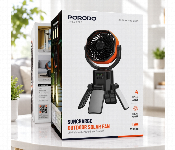 Porodo Lifestyle Suncharge Solar Camping Fan 6000Mah With Led Light  Black And Orange Pdlfstfn  - Similar Product Imag - ID 7173564