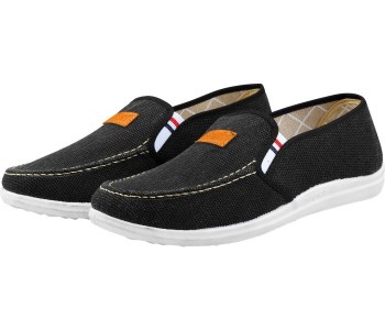 Mens Denim Canvas Shoes EU40 OK30204 Black in UAE