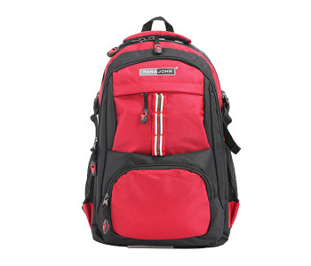 Para John PJSB6015A18 18-inch School Backpack - Red in KSA