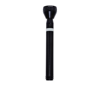 Express Delivery - Olsenmark OMFL2610 356MM Rechargeable LED Flashlight with Night Glow, Black - ID 8389