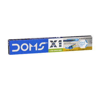 Express Delivery - Doms X1 Super Dark 7150 Hb Pencil Set With Eraser Kit  12 Pieces - ID 25242