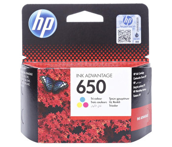 HP 650 Inkjet Cartridge - Tri Colour in KSA