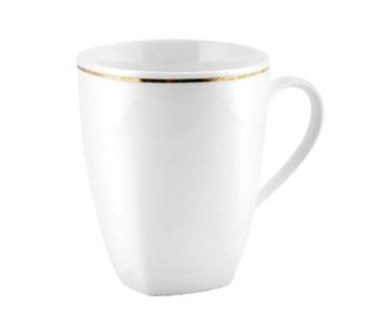 Royalford RF6686 14 Oz Bone Wave Square Coffee Mug in UAE