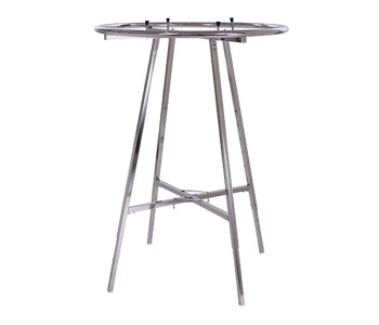 Delcasa DC1258 Round Rack - Silver in OMAN