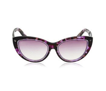 Dsquared2 DQ0170 55Y Cat Eye Colorful Havana Frame & Purple Gradient Mirrored Sunglasses For Women in OMAN