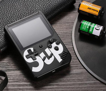 Express Delivery - Sup 400 In 1 Game Box Wireless Retro Gaming Console Also Supports External Gamepad With Tv - Black - ID 32052