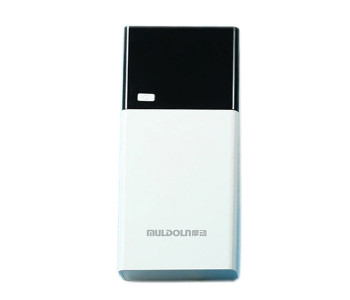 HNS-2 Portable Power Bank Dual USB 10000mAh - White in KSA