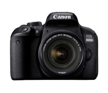 Canon EOS 800D 24.2 MP DSLR Camera With 18-55mm STM Lens - Black in UAE